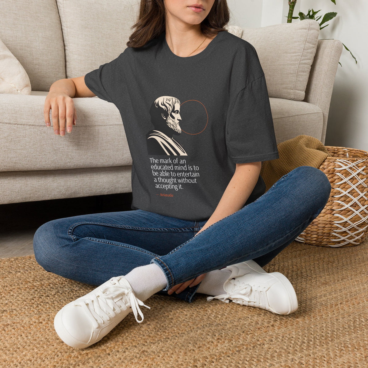 The Mark of an Educated Mind Unisex T-Shirt