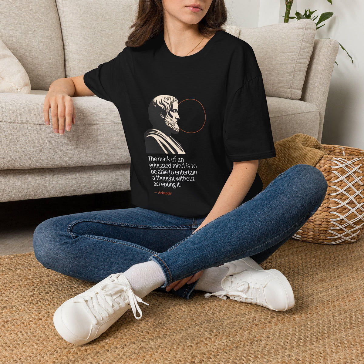 The Mark of an Educated Mind Unisex T-Shirt