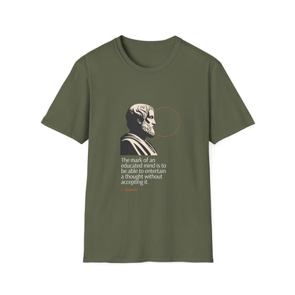 The Mark of an Educated Mind Unisex T-Shirt