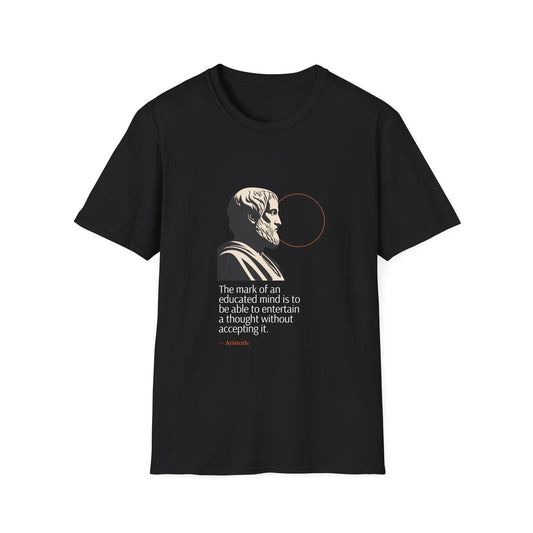 The Mark of an Educated Mind Unisex T-Shirt