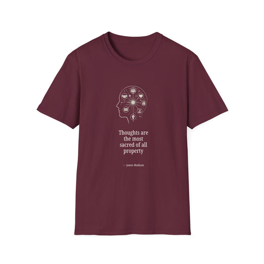 Thoughts are Sacred Property Unisex T-Shirt