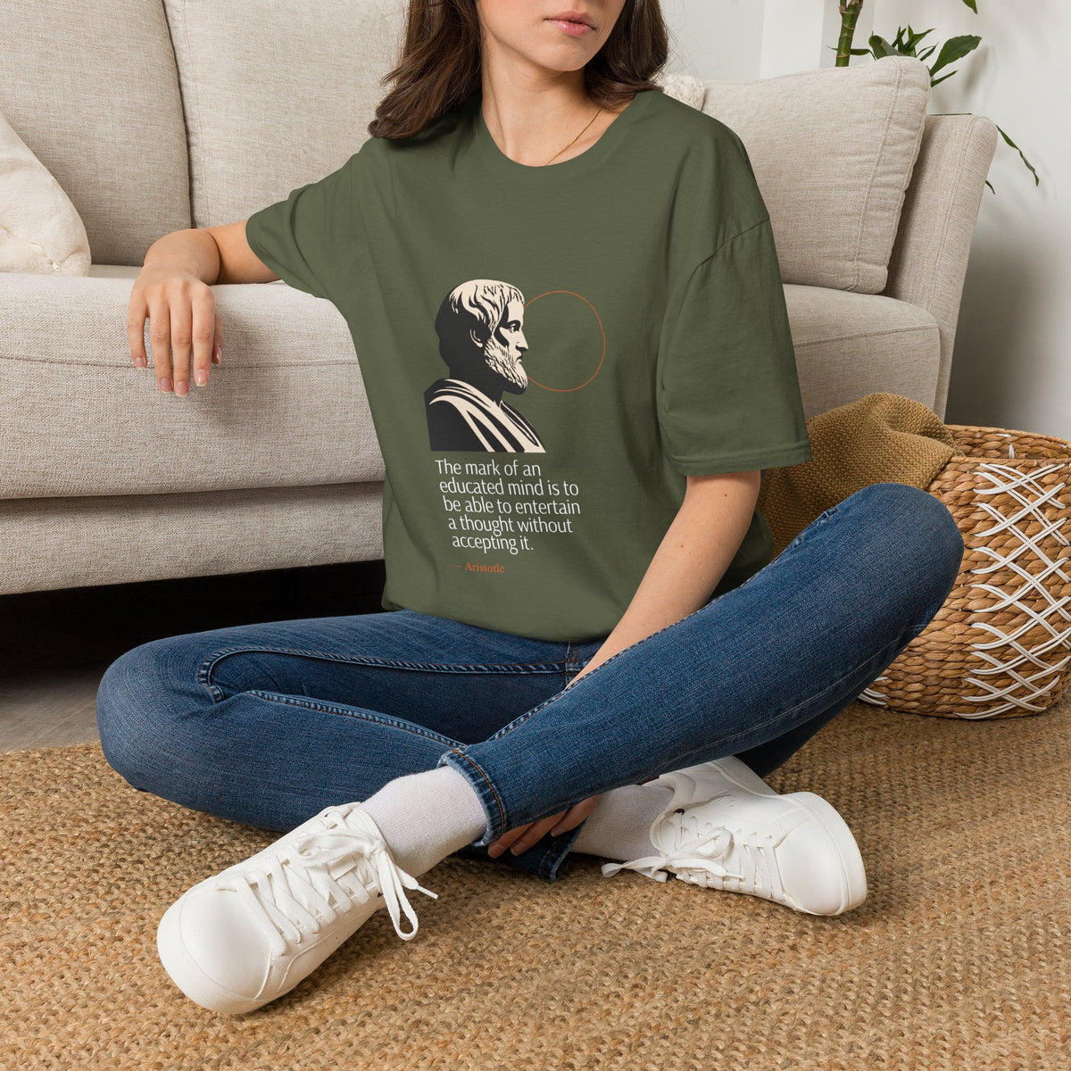 The Mark of an Educated Mind Unisex T-Shirt